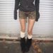 Women’s Clothing Retro Hot Girl Street Denim Shorts Washed Leopard Print Strappy Hot Pants Low Waist Slim Denim Shorts Ins_ecoleips.com