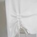 New Sweet Wind Waist Short Letter Printed Round Neck Drawstring T-shirt Women's Wear_ecoleips.com