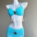 Women's Clothing Blue Sea Original Design Starfish Niche Hot Girl Bikini Swimsuit Female_ecoleips.com