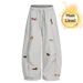 Aria Basics American Retro Embroidered Fun Fleece-Lined Thickened Scimitar For Women Winter New Street Style Hot Girl Oversized_ecoleips.com