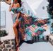 Summer Sexy Bandeau Print Maxi Dress Women's Cross-Border European American Style Clothing_ecoleips.com