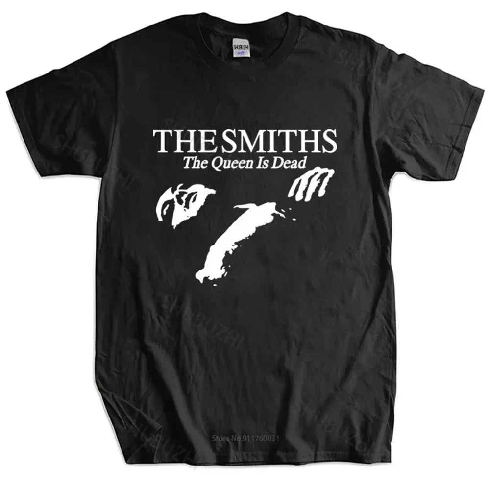 Morrissey O-Neck Short Sleeve Black Tshirts Tops The Smiths T-Shirt Indie Aesthetic Clothes Harajuku Streetwear Casual Tees_ecoleips.com