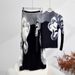 Women's Clothing Summer Casual Pleated T Shirts Skirts Temperament Two Piece Suits Women's Clothing_ecoleips.com