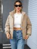 Oversized Short Puffer Jacket – Seoul Street Style (Polyester Fill, Zipper Front, 9 Uni-Colors For Genderless Layering)_ecoleips.com