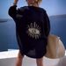 Women's Clothing Fashion Sequin Embroidery Comfortable Loose Cotton and Linen Shirt_ecoleips.com