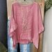 Women's Clothing Summer Style Women's V Neck Top Polyester Cotton Solid Color Loose Ruffled Hem Short Sleeve T-Shirt_ecoleips.com