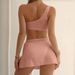 Fashionable High-Waisted Slit Bikini Skirt Three Piece Set For Women Sexy Hot Girl Personalized Swimwear_ecoleips.com