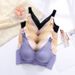 girl Women's Underwear Medium Thick Small Chest Push-Up Seamless Wireless Comfortable Breathable Side Breast Adjustment Bra_ecoleips.com