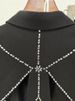K New Star Personality Hollow-out Hot Diamond Suit Jacket And Trousers Two-piece Set_ecoleips.com