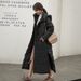 Women's Long Winter Coat With Hood, Slim Fit Knee-Length Padded Jacket, Warm Polyester Fiber Filling, Casual Commuter Style_ecoleips.com