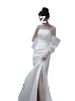 Light Dress Niche High-End Feel 2025 New Bride Exit Wedding Reception Veil Simple Strapless Evening Gown_ecoleips.com
