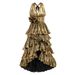 Women's Clothing sexy V neck dress sleeveless high waist high dress niche long dress adult ceremony dress_ecoleips.com