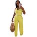 Women's Fashion Halter Neck Tie-Up Top & Pants Set - Elegant Casual Two-Piece Outfit For Summer_ecoleips.com