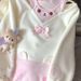 Japanese Cartoon Printing T-Shirts Y2k Aesthetic Bear Pattern Bow Kawaii Cute Tees Preppy Style Grunge Off Shoulder Casual Tops_ecoleips.com