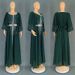 Women's Clothing Hot Diamond Skirt Chiffon Puff Sleeve Dress With Belt_ecoleips.com