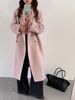 Luxury Double-Faced Wool & Alpaca Coat – Oversized Longline Trench Coat For Women | Cashmere-Blend | Handmade | XXS-M_ecoleips.com