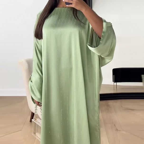 Women's Clothing Spring and Summer Party Waist Tie Striped Dress LR884_ecoleips.com