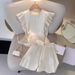 Women's Clothing Summer With A Complete Set Of Fashionable And Age Reducing Lotus Leaf Sleeves White Ice Silk Top Shorts Suit For Women_ecoleips.com