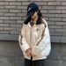 Women's Clothing Vintage Style Cotton Padded Jacket For Women - Winter Cozy Fleece Lined Coat With Pockets, Loose Fit, Unisex Fashion Outerwear_ecoleips.com