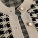Women's Clothing autumn and winter new khaki houndstooth coat_ecoleips.com