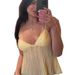 Y2K Lace Bow Cami Top For Women - Sweet & Sexy Summer Sleeveless Blouse In Chiffon, S/M/L"_ecoleips.com