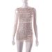 Women's Sleeveless round Neck T-Shirt European American Style Print Design Extra Long Spring Streetwear Sexy Top_ecoleips.com