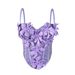 Cross-border European And American New Style 3D Floral Camisole Top Slim Fit Pure Desire Sexy Fishbone Chest Inner Wear_ecoleips.com