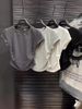 Ins Spice Girls Pure Waist T-Shirt Short Sleeve Women's Summer New Solid Color Bottom Pullover Slim Top_ecoleips.com