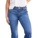 New Cross-border European And American Fashion High-waisted Slim-fit Jeans With Side Slits For Women_ecoleips.com