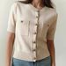 European And American Cross-border Hot-selling New Elegant Buttoned Knitted Cardigan, Lightweight Women's_ecoleips.com