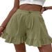 Women's High-Waisted Wide-Leg Shorts Casual Loose-Fitting Summer Short Shorts_ecoleips.com