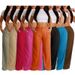 AL241 Women's Linen Cotton Casual Pants Breathable Straight Leg Long Summer Trousers for Latin American European Styles_ecoleips.com