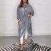 Women's Clothing Spring And Summer Fashionable And Versatile Slimming Silk Loose V Neck Design Solid Color Large Top_ecoleips.com