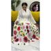Women's Clothing Rose Print Irregular Temperament Large Size Women's Skirt Suit_ecoleips.com