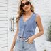 Women's Clothing Spring And Summer Washed Denim Vest Hot Girl Vest Top_ecoleips.com