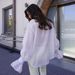 Long-sleeved Shirt Women's Spring And Summer New Commuter Tencel Cardigan Loose And Casual_ecoleips.com