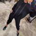 Women's Clothing Casual Sequin Pocket Sports Hooded Sweatshirt Sweatpants Set_ecoleips.com