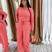 Women's Slimming Casual Jumpsuit TW902 Long Sleeved Solid Color Commuter Pants with Tie up Versatile Autumn Winter European American Style_ecoleips.com