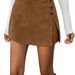 European And American Cross-border Four-season Plus-size Casual Fashion High-waisted Slit Hem Buttoned Side Women's_ecoleips.com