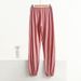 Big Size Sleepwear Women's Cotton Pajama Pants For Women Modal Thin Loose Home Wear Bottoms Spring Summer Pijama Pants_ecoleips.com