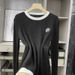 Women's Clothing Camellia Long Sleeved Wool Sweater For Women_ecoleips.com