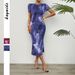 Elegant Short Sleeve Qipao Bodycon Dress – Women’s Slim Fit Cheongsam (Breathable & Stretchy) – Fall/Winter Fashion_ecoleips.com