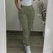 Women's Clothing Fashion Multi Pocket Monochrome Elastic Waist Tie Rope Leisure Elastic Waist Work_ecoleips.com