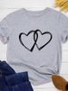 Summer European And American Cross-border Foreign Trade Wholesale T-shirts, Round-neck Casual Plus-size Loose_ecoleips.com