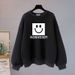 Women's round Neck Fleece Lined Thickened Winter Coat plus Size Loose Fit High-End Feel 2023 New Style Top_ecoleips.com