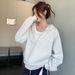 New Autumn Hooded Sweatshirt For Women, Thickened, Casual, Solid Color, Loose Fit, Slimming, Versatile, Long-sleeved_ecoleips.com