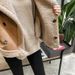 Women's Suede-Lined Shearling Vest Winter Sleeveless Puffer Gilet Casual Layering Piece (6 Sizes, 4 Neutral Colors – Black/Tan/Grey/Cream)_ecoleips.com