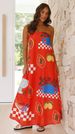 Women's Clothing Dress Printed Tube Top Long Skirt Sexy Fashion Vacation_ecoleips.com