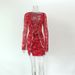 Cross-border Foreign Trade European And Autumn New Long-sleeve American High-waisted Tie-up Sexy Bodycon Holiday Style_ecoleips.com