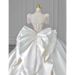 Satin Wedding Dress Square Neck Long Train Perfect for Brides Travel Photography Court Style And Going out New Spring 2025_ecoleips.com